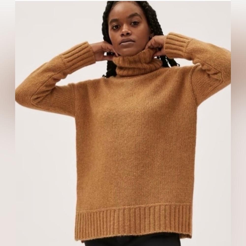 Everlane | The‎ Cloud Oversized Wool Alpaca Turtleneck Sweater | Small